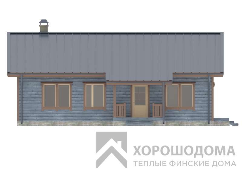 Деревянный дом Комфорт 115 (Фото проекта №4)