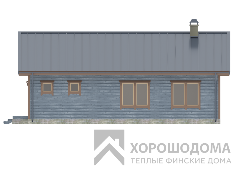 Деревянный дом Комфорт 115 (Фото проекта №3)