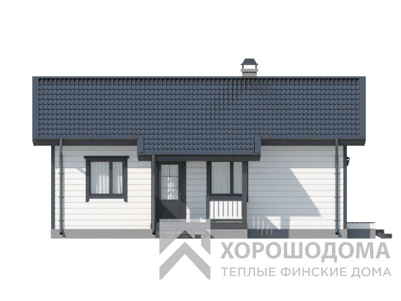 Деревянный дом Комфорт 70 (Фото проекта №3)