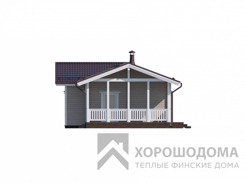 Деревянный дом Баня 67.2 (Фото проекта №6)