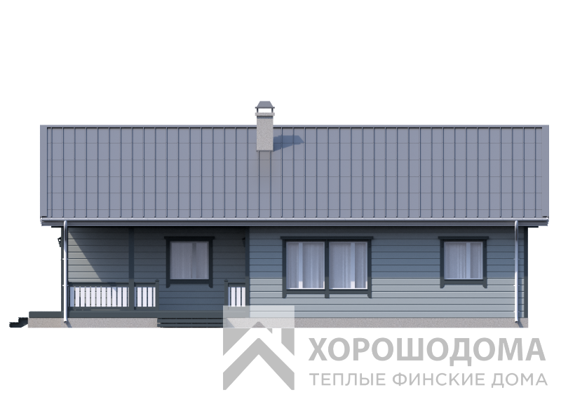 Деревянный дом Комфорт 130 (Фото проекта №5)