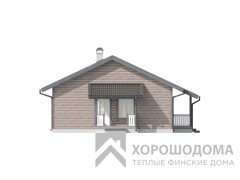 Деревянный дом Комфорт 120 (Фото проекта №8)
