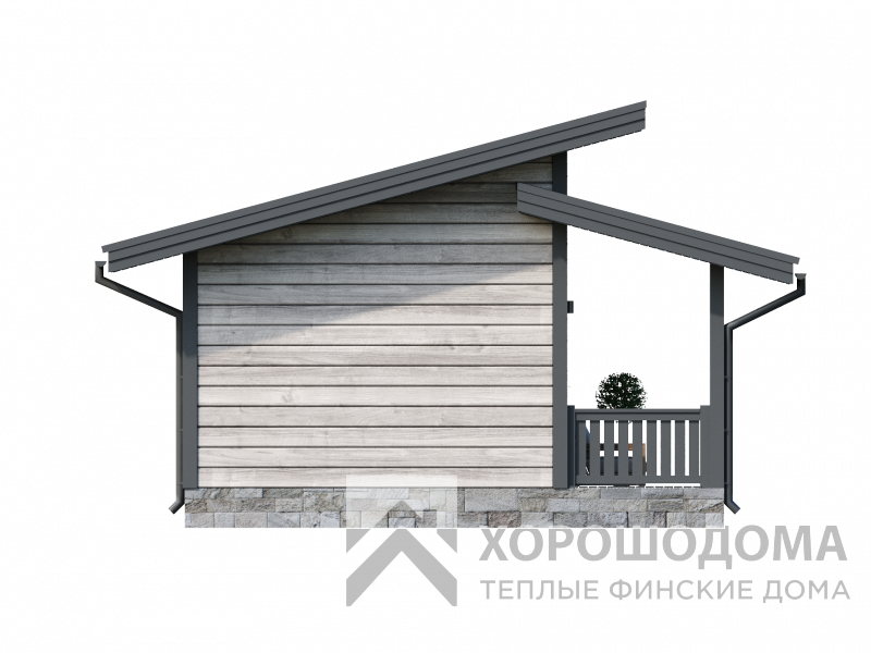 Деревянный дом Баня 25 (Фото проекта №5)