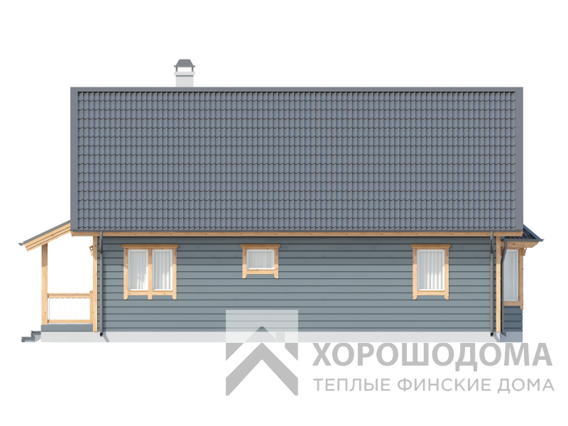 Деревянный дом Сказка 135 (Фото проекта №5)