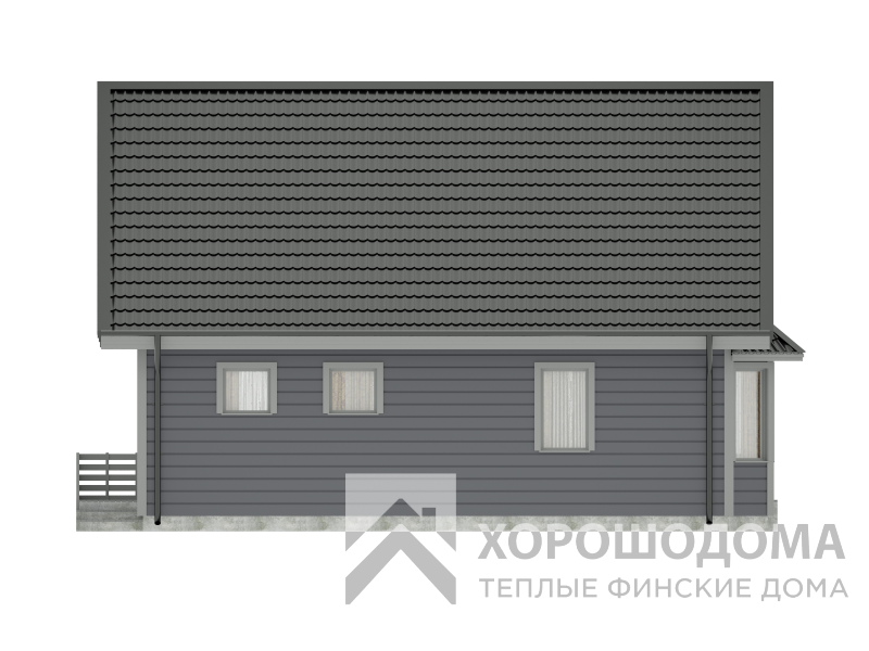 Деревянный дом Сказка 98 (Фото проекта №5)