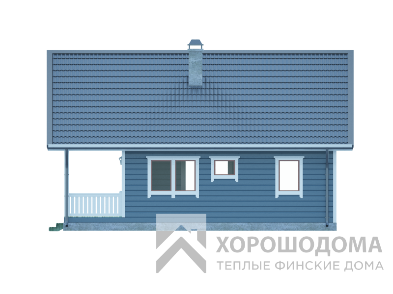 Деревянный дом Сказка 105 (Фото проекта №7)