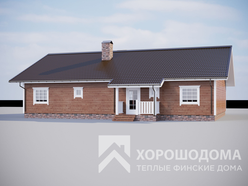 Деревянный дом Комфорт 180 (Фото проекта №4)