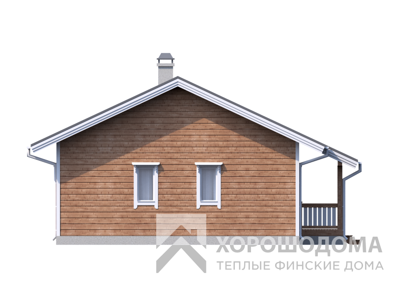 Деревянный дом Комфорт 85 (Фото проекта №8)
