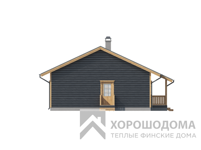 Деревянный дом Комфорт 140 (Фото проекта №8)