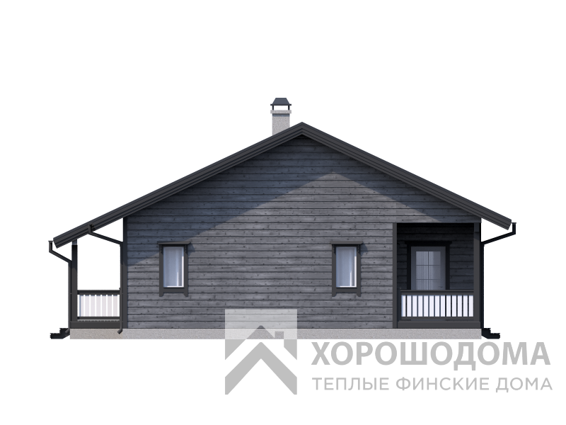 Деревянный дом Комфорт 125 (Фото проекта №4)