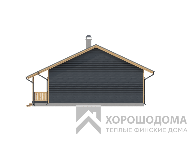 Деревянный дом Комфорт 140 (Фото проекта №6)