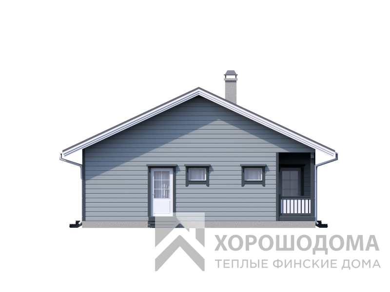 Деревянный дом Комфорт 130 (Фото проекта №4)