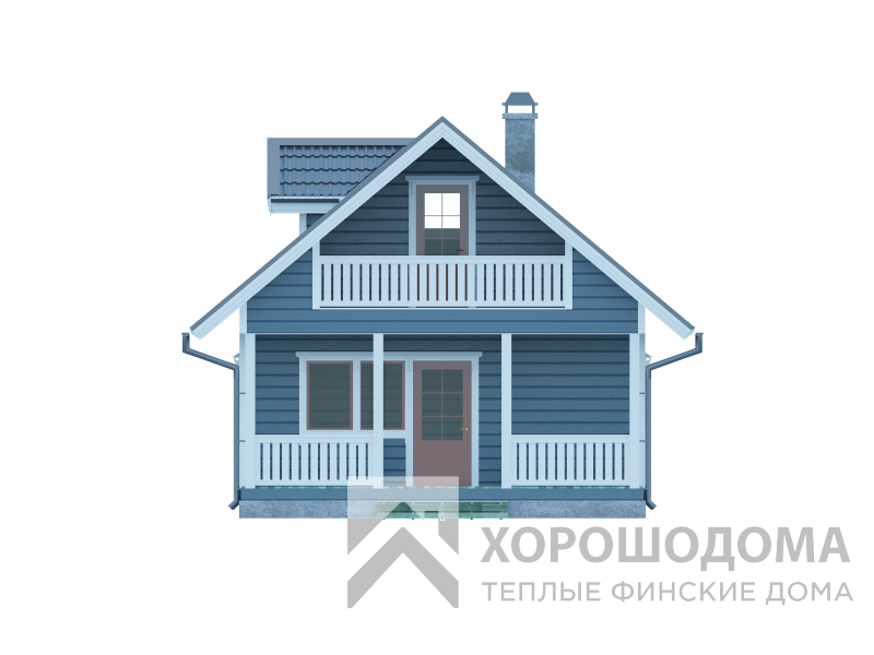 Деревянный дом Сказка 105 (Фото проекта №5)