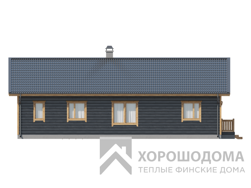Деревянный дом Комфорт 140 (Фото проекта №7)