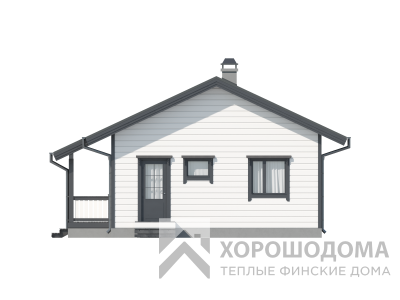 Деревянный дом Комфорт 70 (Фото проекта №4)