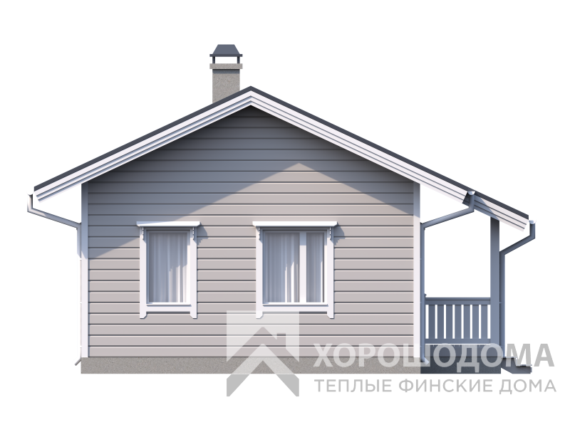 Деревянный дом Комфорт 40 (Фото проекта №6)