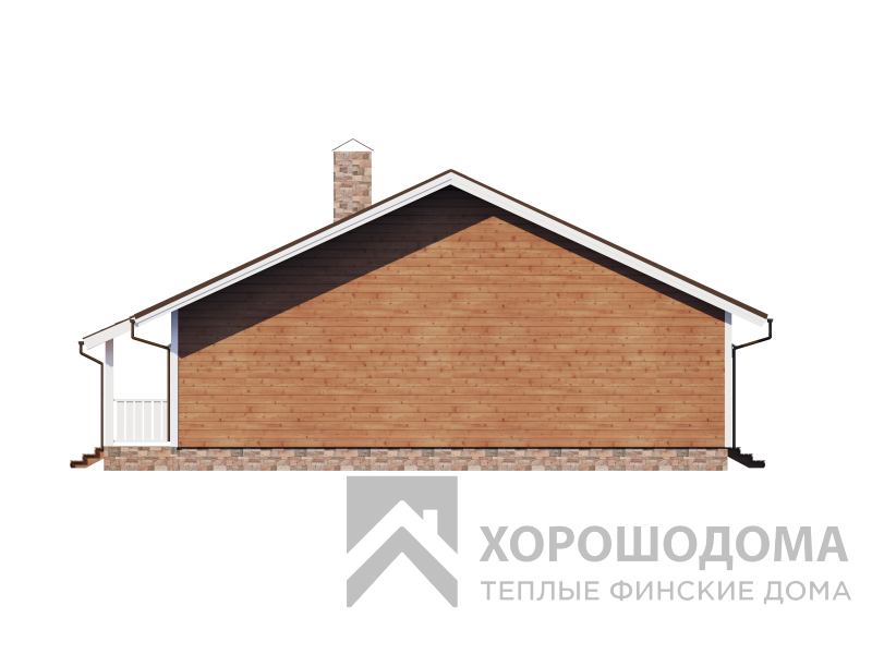 Деревянный дом Комфорт 180 (Фото проекта №7)