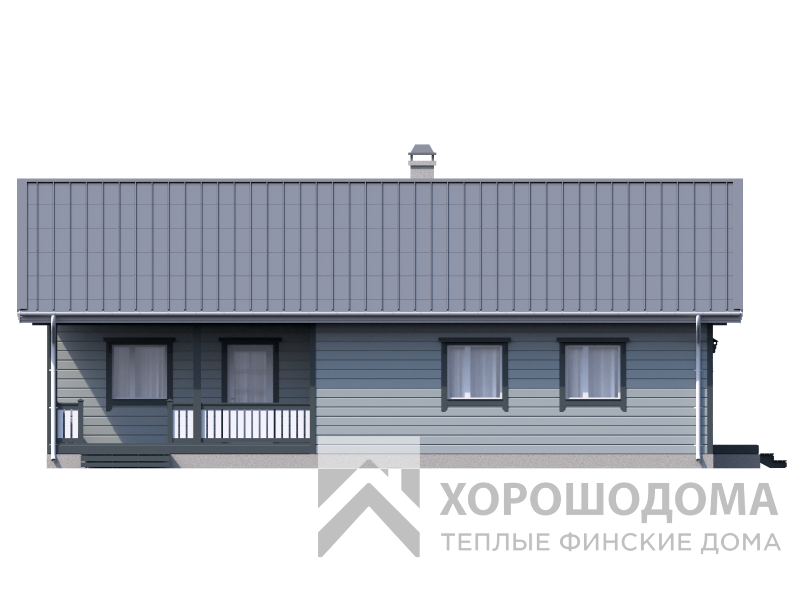 Деревянный дом Комфорт 130 (Фото проекта №3)
