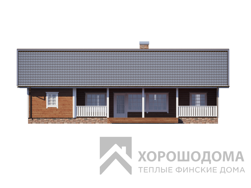 Деревянный дом Комфорт 180 (Фото проекта №6)