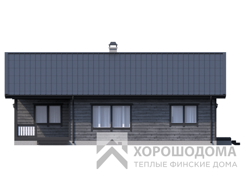 Деревянный дом Комфорт 125 (Фото проекта №5)