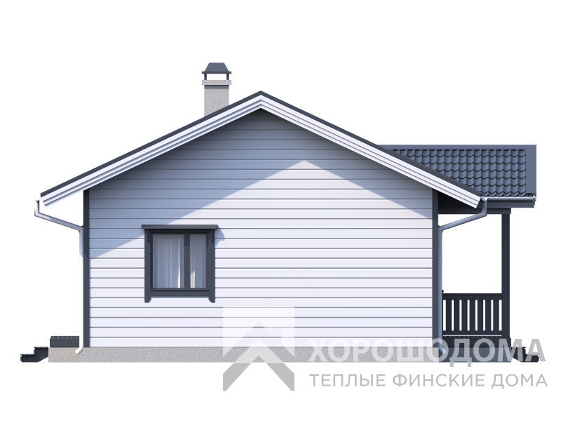 Деревянный дом Комфорт 60 (Фото проекта №6)