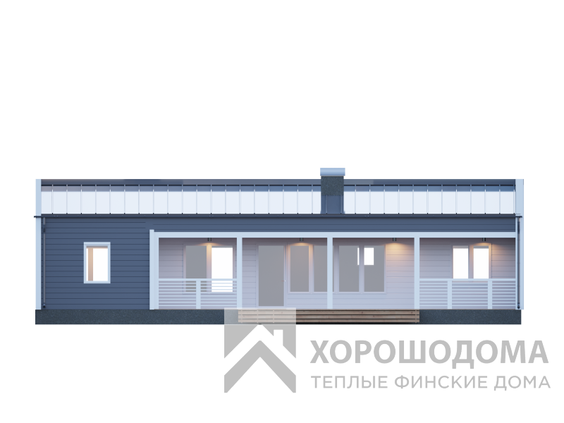Деревянный дом Оптима 180-1 (Фото проекта №3)