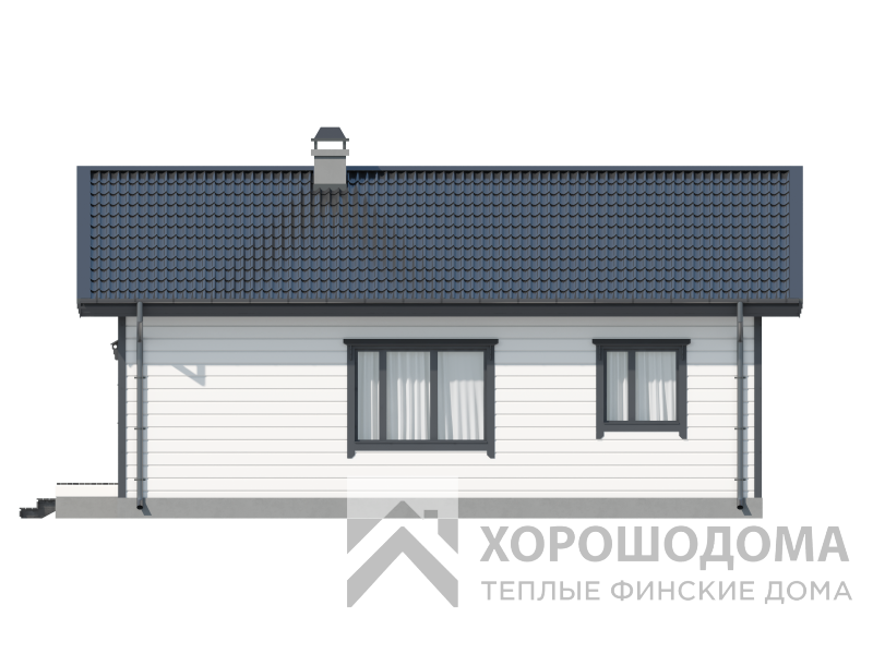 Деревянный дом Комфорт 70 (Фото проекта №5)