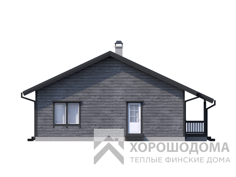 Деревянный дом Комфорт 125 (Фото проекта №6)