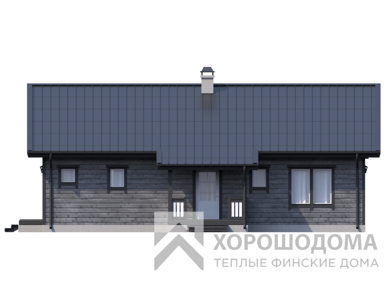 Деревянный дом Комфорт 125 (Фото проекта №3)