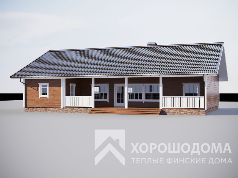 Деревянный дом Комфорт 180 (Фото проекта №3)