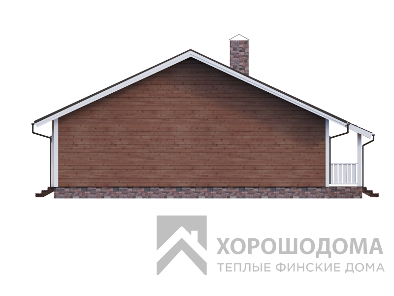 Деревянный дом Комфорт 180 (Фото проекта №8)