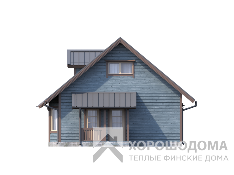 Деревянный дом Сказка 125 (Фото проекта №5)