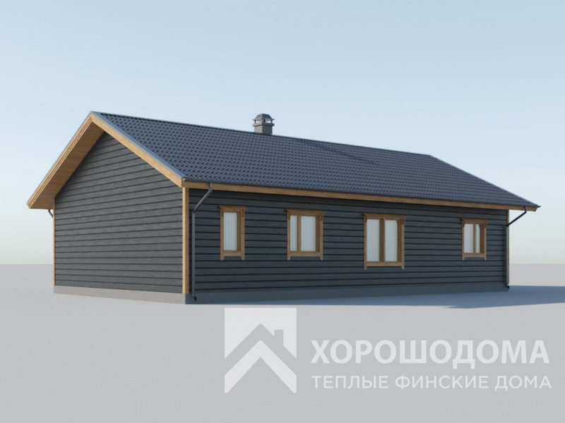 Деревянный дом Комфорт 140 (Фото проекта №4)