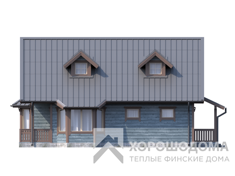 Деревянный дом Сказка 125 (Фото проекта №4)