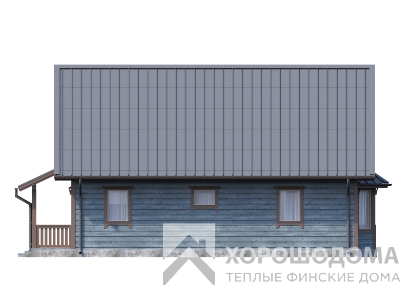 Деревянный дом Сказка 125 (Фото проекта №6)