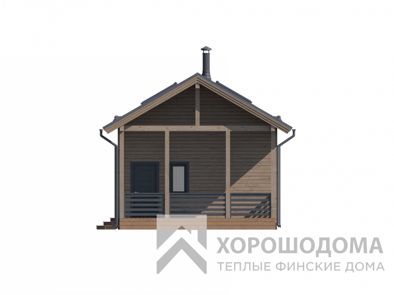Деревянный дом Баня 23 (Фото проекта №6)